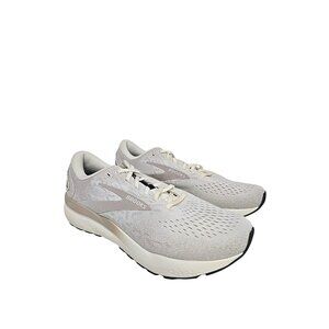 Brooks Men's Ghost 16 Athletic Running Sneakers 1104181D164 White Size 13D